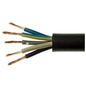 PRZEWÓD   5x 2,5   300/500V w gumie