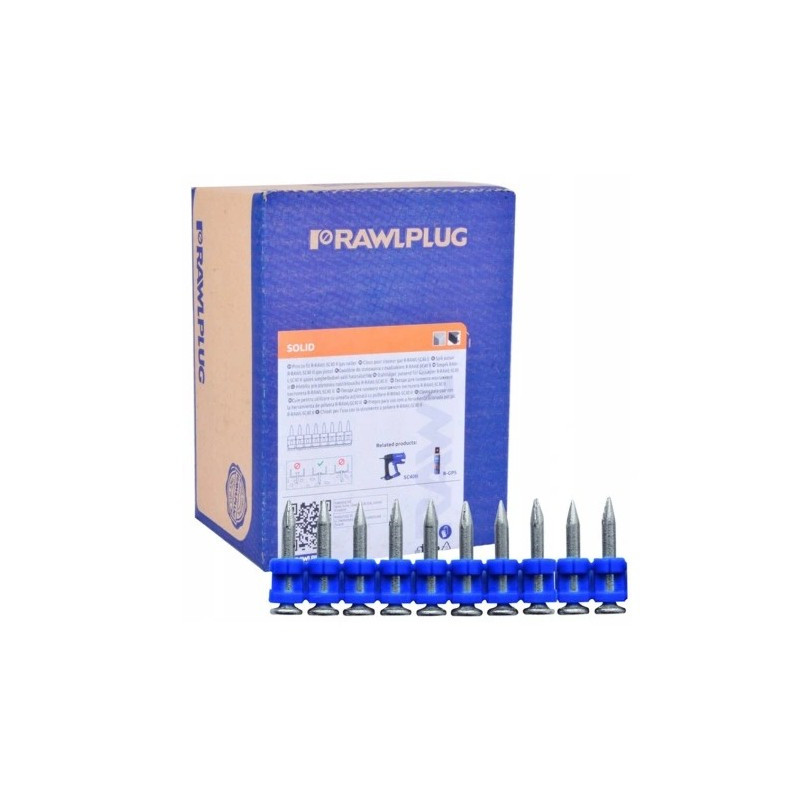 RAWPLUG gwoździe do betonu 25mm (1000szt)