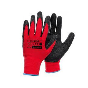 R  rękawice     MUZI czerw-czarne