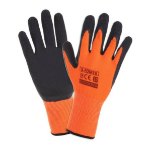 R  rękawice    robocze ocieplane pomarańczowe  