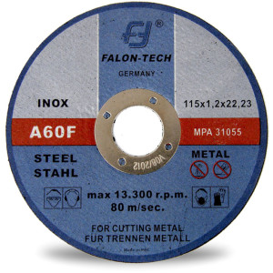 Tarcza    do przecinania stali    115x1,0  F-tech