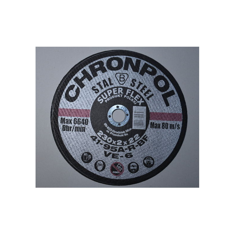 Tarcza    do przecinania stali    300x3,2 Chronpol
