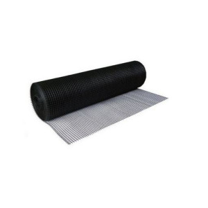 Siatka plastik 0.4x(50m) rabatowa czarna