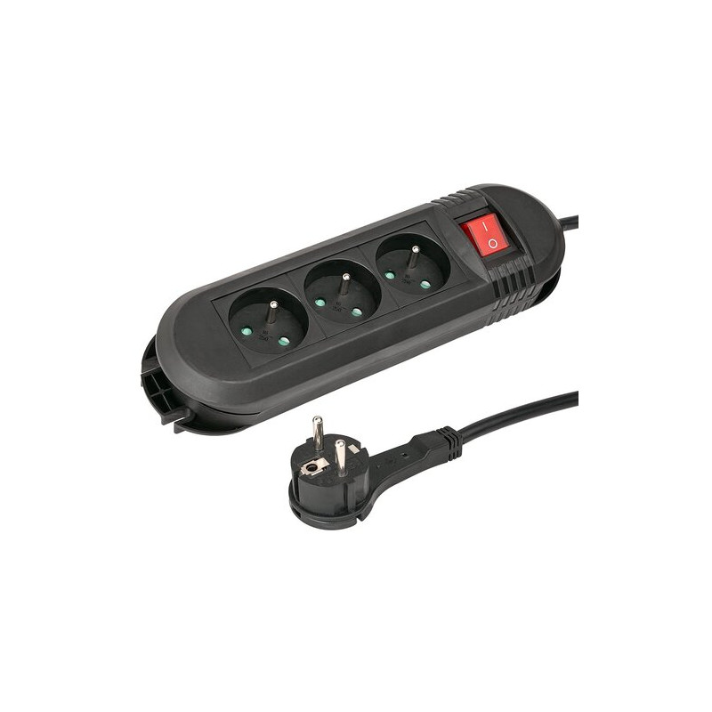 Przedłużacz listwa 3 gn. 3 x 1,5  1,5m SCHMITH