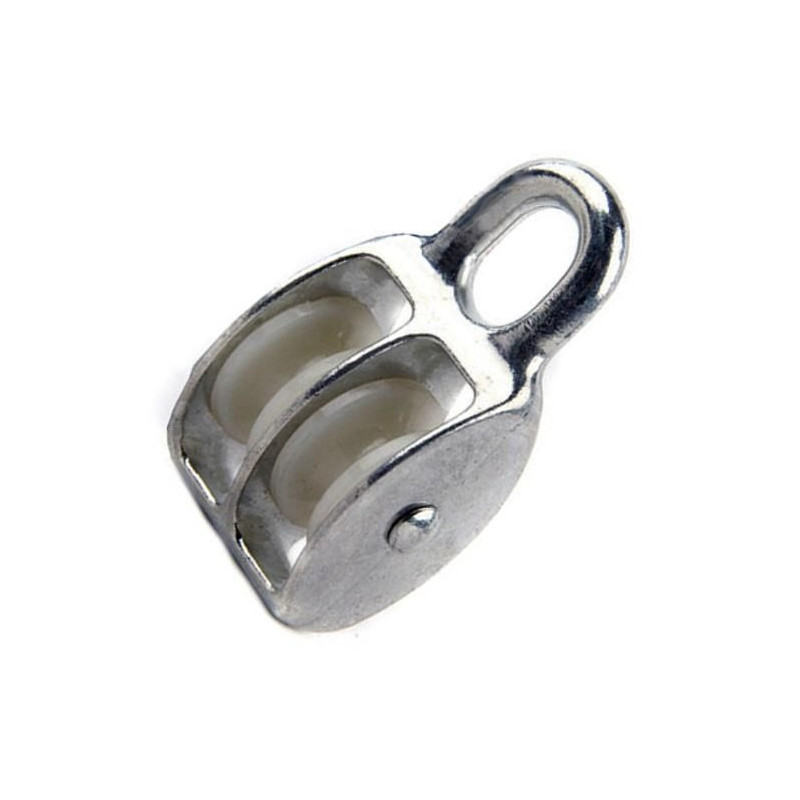 Bloczek do lin podwójny 30mm