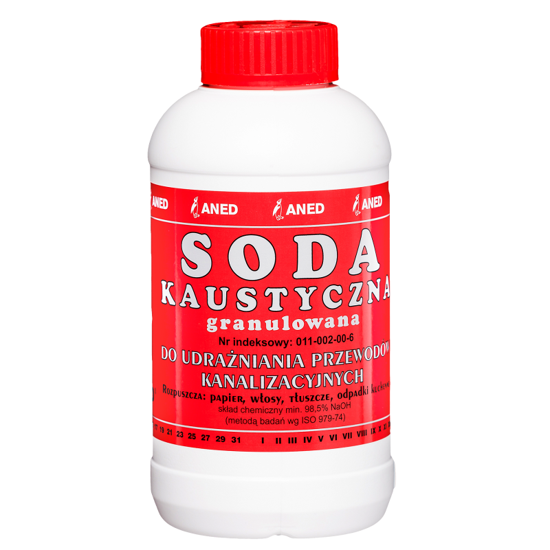 Soda kaustyczna 0,50kg