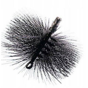 Szczotka kominowa przepychowa PCV 150mm