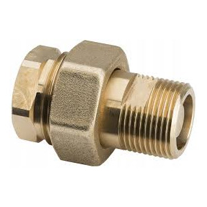 Mosiądz Śrubunek naczynia przepon. 3/4" 2" zwrotne