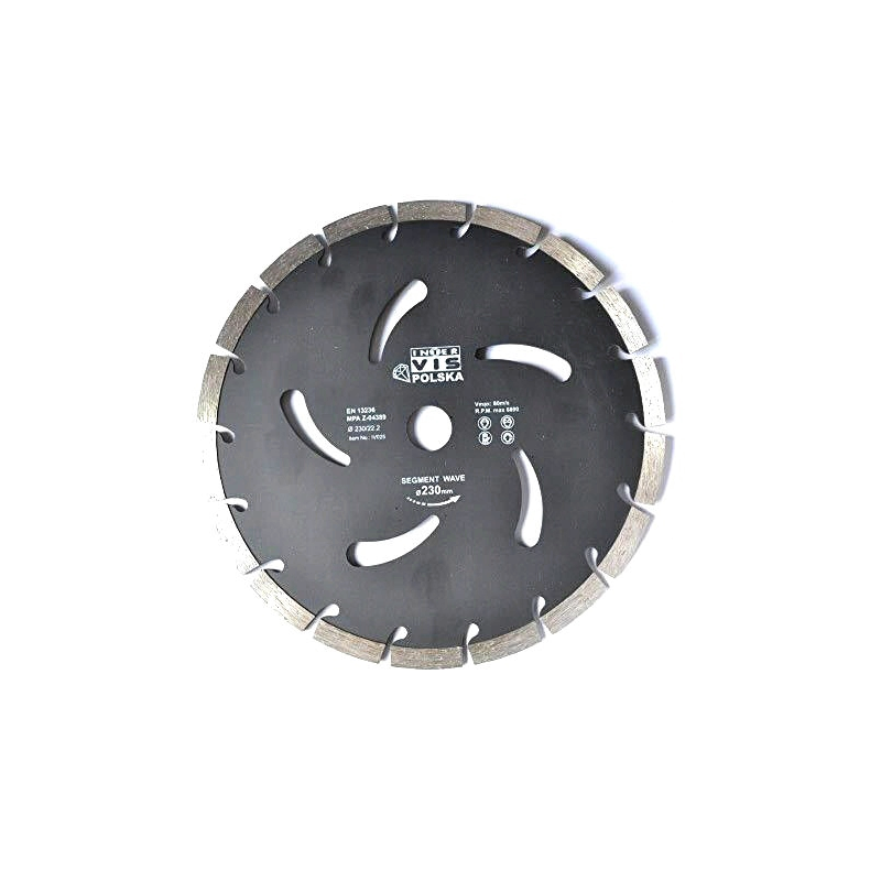 TARCZA DIAMENTOWA  230mm  Segmentowa INTER-VIS