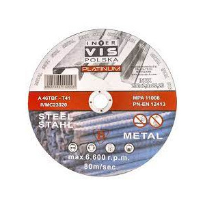 Tarcza    do przecinania stali    230x2,0  InerVIS