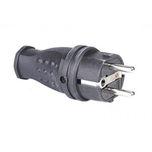 WTYCZKA PROSTA   WG01   z uziemieniem   guma