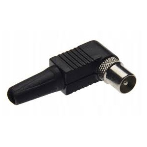 Wtyczka antenowa kątowa TV