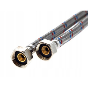 Wężyk w oplocie metalowym 1/2x 1/2