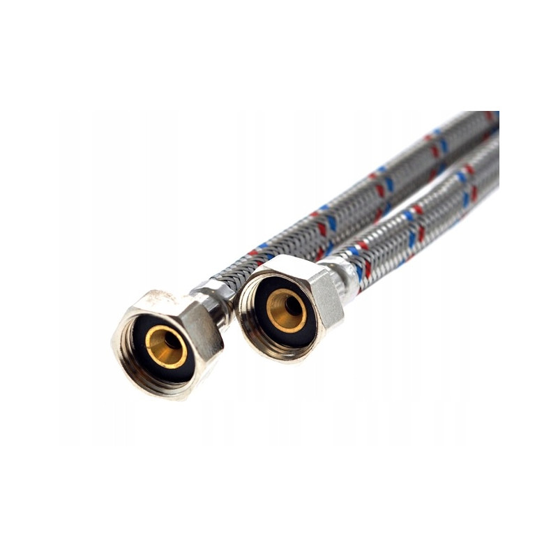 Wężyk w oplocie metalowym 1/2x 1/2