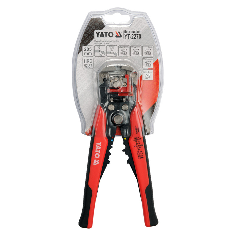 Ściągacz izolacji wielofun.0,2-6,0mm2 YATO