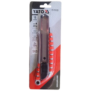 NOŻYK Z OSTRZEM METALOWY  18mm   YATO TPR