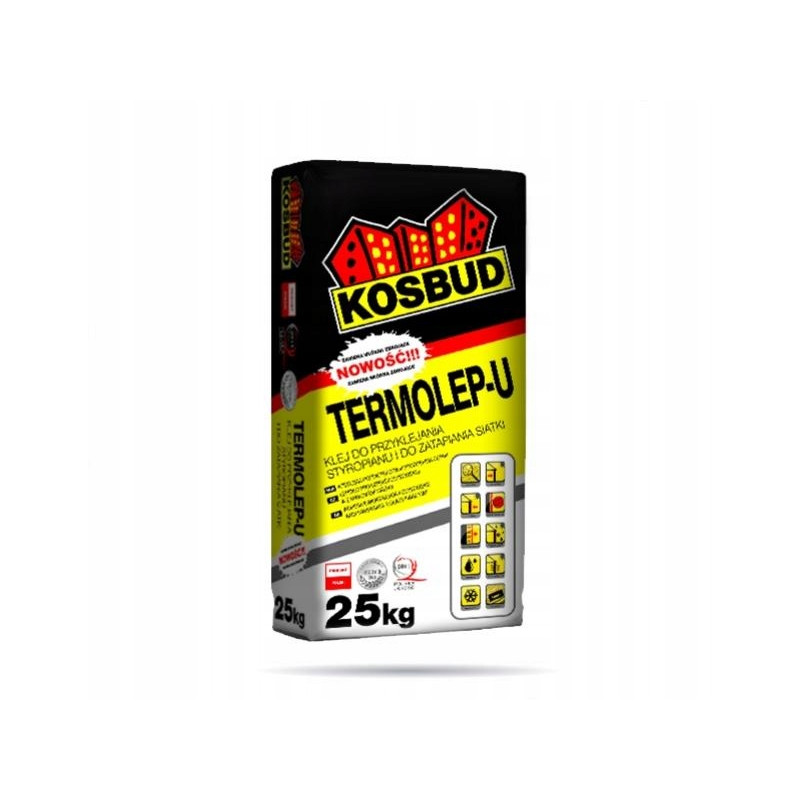Zaprawa klejowa do siatki i styrop.25kg TERMOLEP 