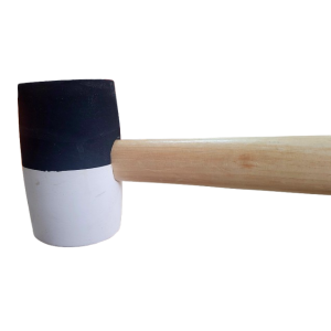 Młotek gumowy   YATO 450g. drewniana rączka