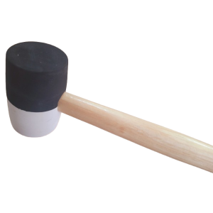 Młotek gumowy   YATO 450g. drewniana rączka