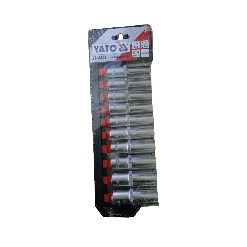 Nasadki długie 1/2 10-24 10szt. YATO