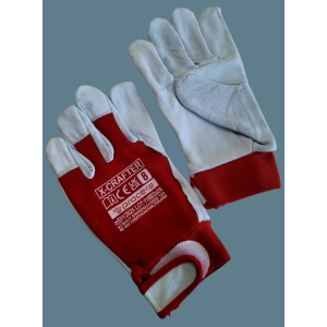 R  rękawice    kozia skórka  8 rzep Technik