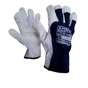 R  rękawice    kozia skórka   ocieplane 10