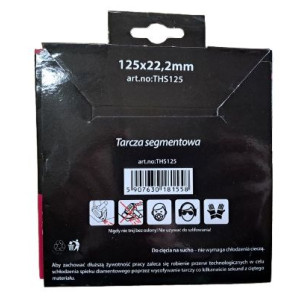 TARCZA DIAMENTOWA  125mm  Segmentowa