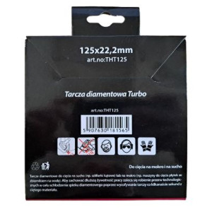 TARCZA DIAMENTOWA  125mm  Turbo   econo
