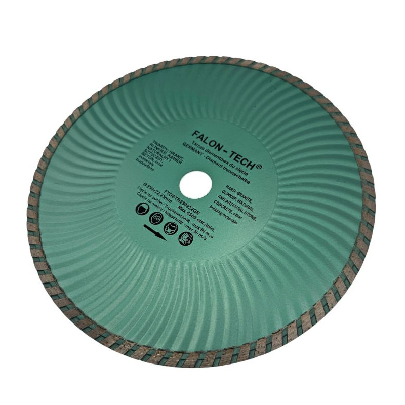 TARCZA DIAMENTOWA  230mm  Turbo Falon-Tech
