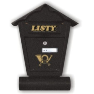 Skrzynka  na listy domek z tubą SD2T