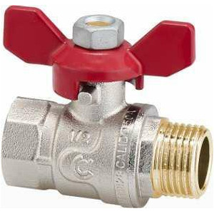 Zawór kulowy  1/2 GW/GZ motyl Perfexim