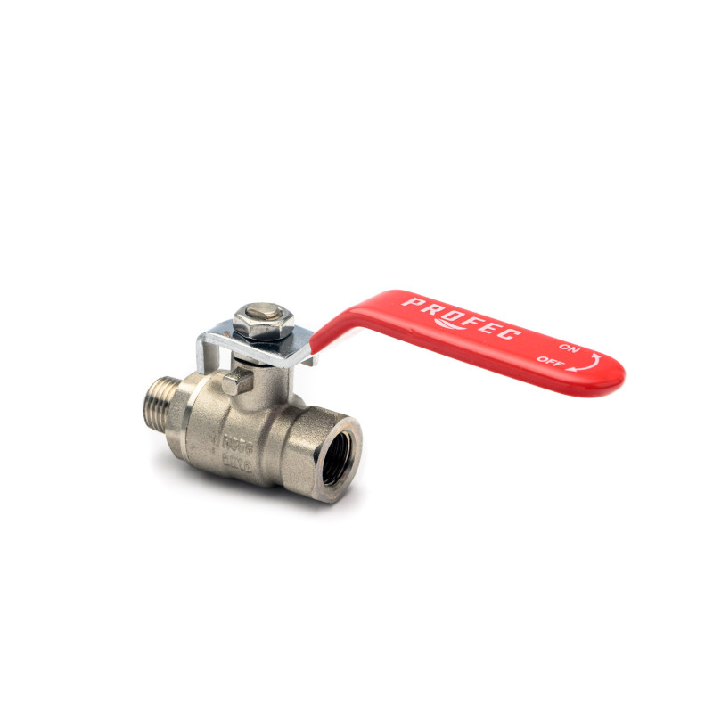 Zawór kulowy  1/2   czerp. rącz. i adap.