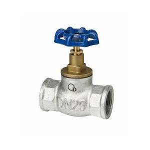 Zawór 1" przelotowy żeliwny ocynkowany