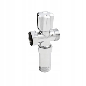 Zawór  3/4"x3/4"x3/4" grzy.z ruch.nakr.do pralki 