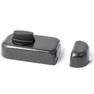 Zamek nakładany ATOM  60mm grafit typ Łucznik