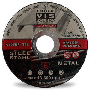 Tarcza    do przecinania stali    125x6,0 CAVALIER