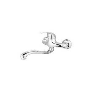 Bateria umywal. ścienna wyl. 18cm głow40. DALIA