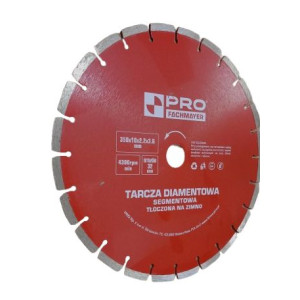 TARCZA DIAMENTOWA  350mm  Segmentowa PRO