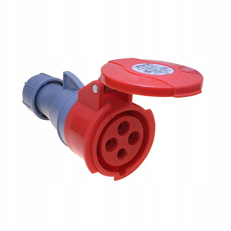 Gniazdo siłowe 16A 4  bolce przenośne