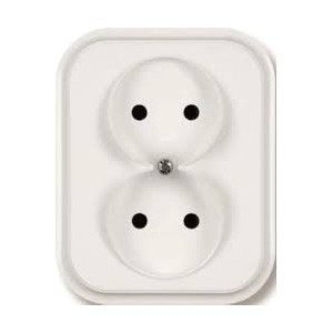 Gniazdo podwójne  b/uz TIMEX