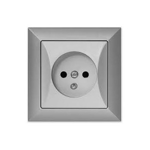 Gniazdo pojedyńcze z/uz TIMEX SREBRNY