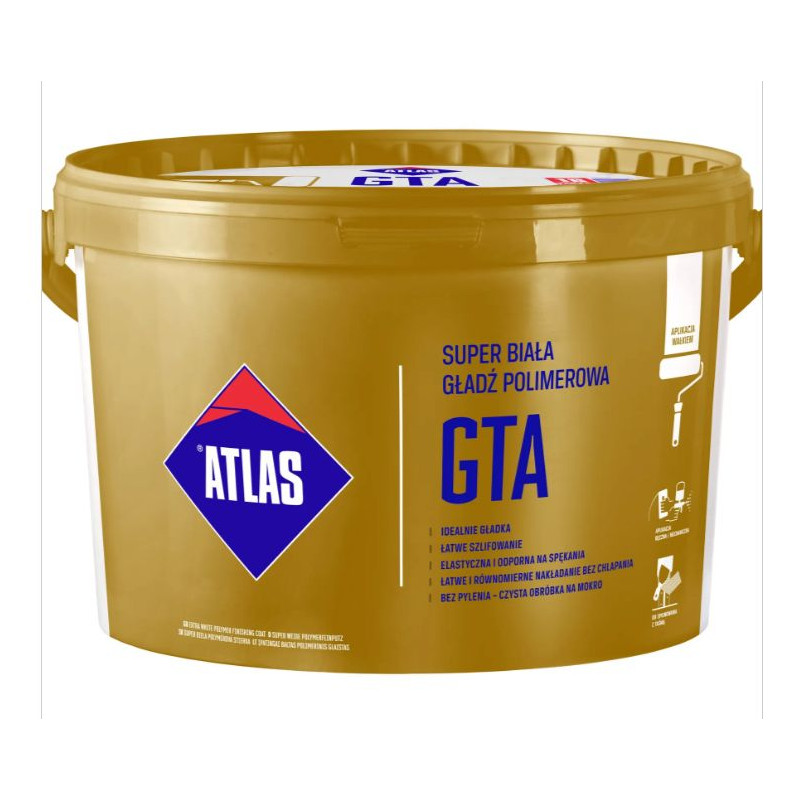 GŁADŹ POLIMEROWA ATLAS 18KG WIADRO