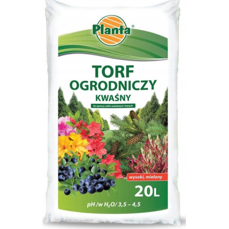 Torf ogrodniczy kwaśny 20 L