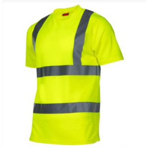 UBRANIE T-SHIRT OSTRZEGAWCZA, ŻÓŁTA ''L'' LAHTI