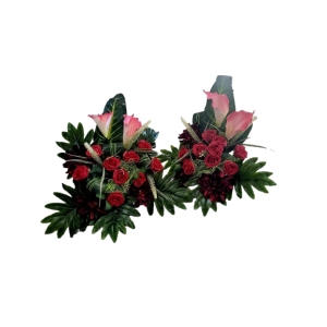 Kwiat kompozycja  gr13komplet 2szt./NOWE