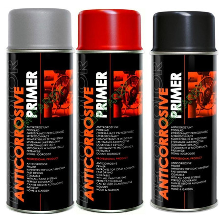 Emalia w sprayu uniwersalna   szary podkład