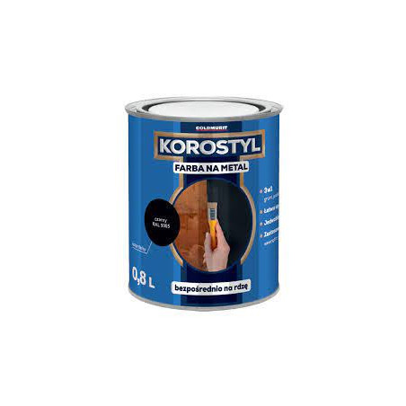 Emalia Farba na metal KOROSTYL 0,7L brąz