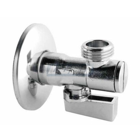 Zawór kulowy kątowy z filtrem 1/2x3/4