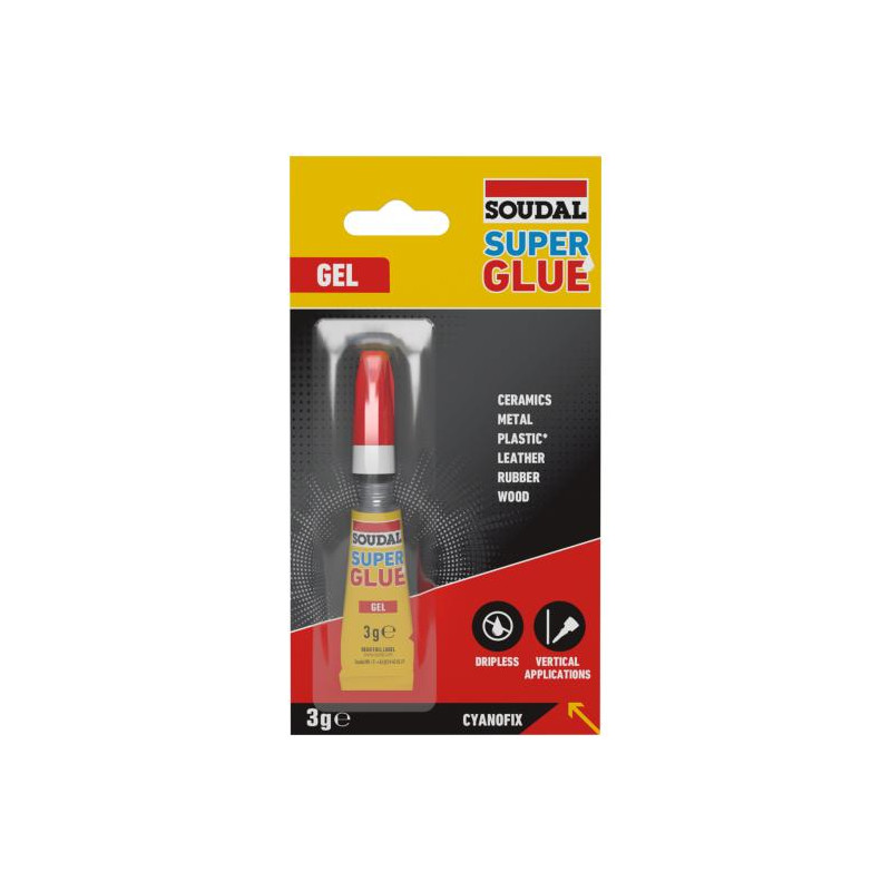 Klej   SUPER GLUE 3g SOUDAL