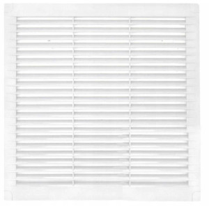 Kratka z zaślepkami 150x150 biała